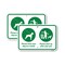 Signmission Please Have Your Dog On A Leash Please Pick Up Af Aluminum, 18" x 24", A-1824-24875 A-1824-24875 - alternate 1