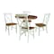 Whitewood Industries Rectangular Extension Dining Table W/ 4 Chairs, 36 in W, 30.1 in L, 48 in H, Parawood, 5 K79-36RXT-27B-C613-4 - alternate 1