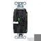 Hubbell Wiring Device-Kellems Straight Blade Receptacle, 5-20R, 20 A, 125V AC, 2 Pole, 3 Wire, Surface Mount, Grounded DR20STGNTR - alternate 3