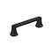 Amerock Hybridize 3-3/4 inch (96mm) Center-to-Center Matte Black Cabinet Pull, 10PK 10VMP37061MB - alternate 1
