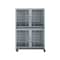 K9 Kennel Store 2 or 4 Unit Modular Powder Coated Cage Bank Kit CBPC2OR4BK - alternate 1