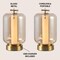 Jonathan Y Milou 10.75" Vintage Glam Lantern Rechargeable/Cordless Dimmable Integrated LED Table Lamp w/To, 2PK JYL7160A-SET2 - alternate 3