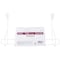 Simple Spaces Door Garment Hook, 6 lb, 6-Hook, Steel, Powder Coated, Hanging Mounting SS-HG6-50-PE-3L - alternate 2