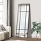 Homeroots 63" Black Metal Framed Standing Mirror 565128 - alternate 4
