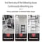 Wrightmaster 3.8 ft. Steel Step Ladder, 9 ft. Reach 500 lbs. Capacity with Non-Marring Feet and Shelf Black ZoroY-BLACK4 - alternate 4