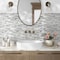 Apollo Tile Gray 11.8 in x 11.8 in Glass, Metal Glossy, Matte Floor and Wall Mosaic Tile 4.83 sqft/case, 5PK APLCAS88007A - alternate 3