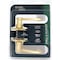 Steel Pro Polished Brass Passage Door Lever L6703B - alternate 2