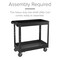 Hirsh Utility Cart, Steel, 2 Shelves, 16 in W, 32 in H 22639 - alternate 5