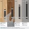 Amerock Overton 3-3/4 in 96 mm Center-to-Center Brushed Matte Black/Satin Nickel Cabinet Pull BP36681BMBG10 - alternate 2