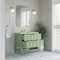 James Martin Vanities Emmeline 36'' Single Vanity, Pistachio w/ 3 CM Carrara Marble Top D100-V36-PST-3CAR - alternate 4