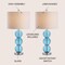 Jonathan Y Bella 27" Glass Triple-Sphere LED Table Lamp, Sky Blue/Chrome, 2PK JYL1070C-SET2 - alternate 4