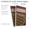 Signmission Cigars, Plastic Signs Only 24 Inch x 36 Inch, Corrugated Plastic, 2PK CSB-2436-2PACK-Cigars - alternate 2