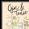 Homeroots Gin and Tonic 1 Black Framed Print Wall Art 416158 - alternate 2