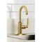 Kingston Brass Single-Handle Bar Faucet, Brushed Brass KSD8507KL - alternate 5