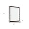 Homeroots 41" Ebony Wood Framed Mounted Dresser Mirror 282659 - alternate 3