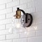 Jonathan Y Manhattan Vintage 6.5" 1-Light Metal/Glass Industrial Rustic LED Vanity, Brass Gold/Oil Rubbed Bronze JYL3544A - alternate 5