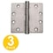 Global Door Controls 4 in Leaf W x 4.5 in Leaf H, Silver CS4540BBRNRP32D-3 - alternate 1
