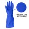 Gemplers Chemical Resistant Gloves, Nitrile, 13 in L, 11 mil, Blue, 6, 12 PK 11mil-FL-6 - alternate 2
