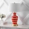 Jonathan Y Julian 29" Traditional Classic Ceramic Urn LED Table Lamp, Red/Beige JYL4026K - alternate 4