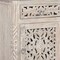 Homeroots 30" Distressed White One Drawer Carved Floral Solid Wood Nightstand 521198 - alternate 9