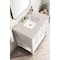 James Martin Vanities Breckenridge 36" Single Vanity, Bright White, w/ 3 CM Siberian Silestone Top 330-V36-BW-3SFR - alternate 4