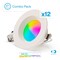 Infibrite 4 In. WiFi Smart 9W 810LM Recessed Retrofit LED Downlight, Alexa/Google, Wet Rated, 12PK IB-005-1-9W-WH-12PK - alternate 1