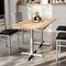 Flash Furniture Bennett 30 in x 60 in Solid Wood Indoor Tabletop in Natural with 22 in x 22 in Dining Height GSF-REC3060-NAT-T2222S-GG - alternate 4