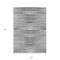 Homeroots 5' X 8' Silver Gray And Charcoal Striped Washable Indoor Outdoor Area Rug 577999 - alternate 5