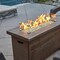 Bluegrass Living 42in x 20in Barnyard Rectangular MGO Propane Fire Pit Table with Glass Beads and Cover HF42603 - alternate 3