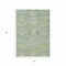 Homeroots 5' X 8' Sage And Gold Medallion Washable Indoor Outdoor Area Rug 616575 - alternate 3
