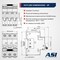 Automation Systems Interconnect 10 Amp, 3 Pole, 480Vac, Trip Curve: D, DIN Rail Mount-Miniature Circuit Breaker, UL1077, 4PK NDB2-63D10-3 - alternate 2