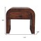 Homeroots 16" Brown Solid Wood One Drawer Nightstand 651738 - alternate 3