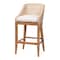 Bali & Pari Jasper Woven Seagrass Bar Stool, White Wash 265-14532-ZORO - alternate 1