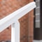 Nuvo Iron Stoop Railing Kit, For 4-5 Steps, White Aluminum, Posts Hand Railing Hardware incl WHSK4S-US - alternate 3