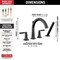 Delta Saylor Roman Tub Trim with Hand Shower T4735-BL - alternate 2