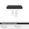 Amerock Haven 3 inch or 3-3/4 inch (76mm or 96mm) Center-to-Center Matte Black Cabinet Cup Pull, 25PK 25VMP37180MB - alternate 2