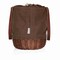 Picnic Time Family Of Brands Coronado Canvas and Willow Basket Tote, Khaki Green with Brown Accents 203-00-140-000-0 - alternate 5