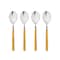 Mepra Fantasia Coffee Spoon Set - 4 Pcs. - Mustard 10O744407 - alternate 1