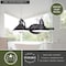 Vaxcel Akron 2 Light Bronze Farmhouse Barn Bathroom Vanity Fixture W0284 - alternate 2