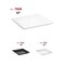 Smarty Had A Party 12" x 12" Clear Square with Groove Rim Plastic Serving Trays (24 Trays), 24PK 7925-CASE - alternate 5