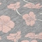 Homeroots 5' X 8' Gray Pink And Ivory Floral Washable Indoor Outdoor Area Rug 600001 - alternate 4