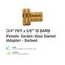 Proline Series Brass 3/4-in FHT x 5/8-in BARB Swivel Adapter GH-492B - alternate 2