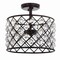 Jonathan Y Gabrielle 14.5" Crystal/Metal LED Semi-Flush Mount, Oil Rubbed Bronze JYL9023A - alternate 6