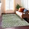 Homeroots 10' X 14' Olive Green And Ivory Argyle Washable Indoor Outdoor Area Rug 615811 - alternate 5