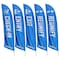 Factory 2 U Products Reunification Flag Kit, Blue, Assists Reunification Standard Method, 5 Flag Banners 5 Suction Bases 803831 - alternate 2