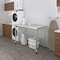 Amgood 30in D x 60in L Stainless Steel Open Base Table, 3in Casters AMG WT-3060-RCB-WHEELS-Z - alternate 3