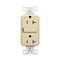 Eaton Wiring Devices Eaton Tamper and Weather-Resistant GFCI Receptacle, 125 V, 20 A, NEMA: NEMA 5-20R, Back, Side Wiring TWRGF20V - alternate 3
