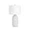 Homeroots Set of Two 28" White Ceramic Table Lamp With White Cone Shade 571284 - alternate 4