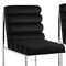 Homeroots Set of Two Tufted Black And Silver Metallic Upholstered Velvet Dining Side Chairs 545047 - alternate 3
