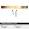 Amerock Parabolic 5-1/16 inch (128mm) Center-to-Center Champagne Bronze Cabinet Pull, 10PK 10VMP37347CZ - alternate 3